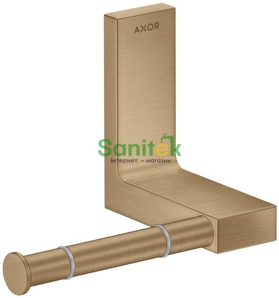 Тримач для туалетного паперу Axor Universal Rectangular 42656140 (матова бронза) 674594 фото