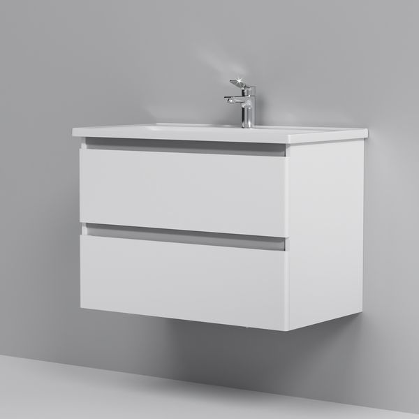 Тумба с умывальником AM.PM X-Joy 80 см (M85-FHX0802-WC0802WG38) белая 421034 фото