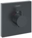 Центральный термостат для душа Hansgrohe ShowerSelect Highﬂow 15760670 скрытого монтажа (чёрный матовый) 502226 фото 1