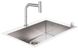 Кухонная мойка Hansgrohe C71-F660-08 ST (43202800) + Смеситель для кухни Hansgrohe Metris Select M71 73818800 с душем 305026 фото 1