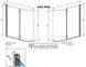 Шторка для ванни Radaway Eos PND 130 R (205202-101R) профіль хром/скло прозоре 209309 фото 2