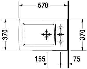 Биде напольное Duravit Vero 2240100000 157508 фото