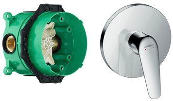 Смеситель для душа Hansgrohe Novus 71065180 скрытого монтажа (хром) 676461 фото