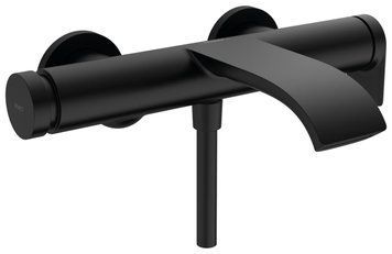 Змішувач для ванни Hansgrohe Vivenis 75420670 (чорний матовий) 427991 фото