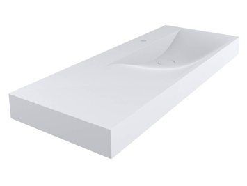 Умивальник Miraggio Viola 1200x460 мм (0001125) Mirasoft білий мат 502374 фото