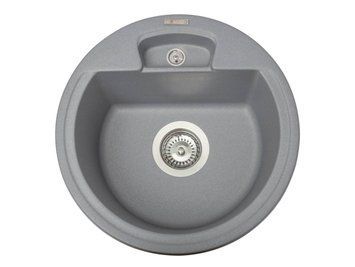 Гранитная мойка Miraggio Valencia (0000052) gray/серая 502404 фото