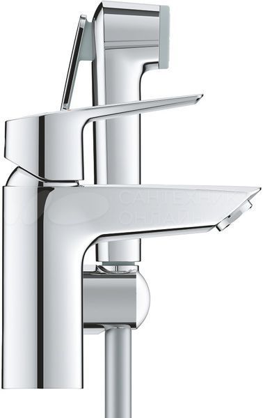 Змішувач для умивальника Grohe Start 23123003 з гігієнічним душем (хром) 553383 фото