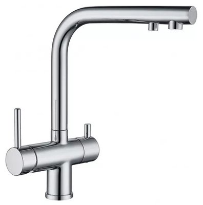 Смеситель для кухни Gappo G43752 с подключением питьевой воды (хром) 927233 фото