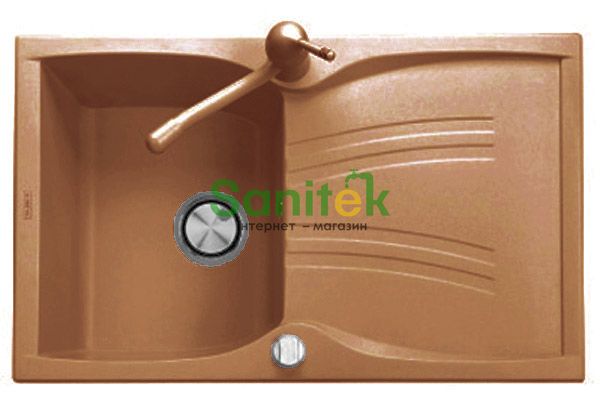 Гранітна мийка Telma Naiky NK07910 Granite/Metal (70 copper) 147961 фото