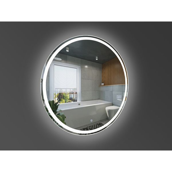 Дзеркало для ванної кімнати Devit Allround 90 (5501090) з LED підсвічуванням та тачсенсором 824075 фото