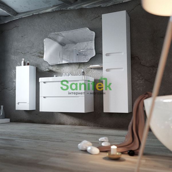 Пенал для ванної кімнати Sanwerk Era Air MV0000419 (білий) лівий 153566 фото