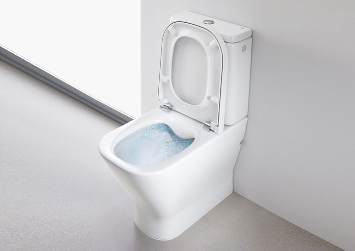 Унітаз-компакт Roca Gap Clean Rim A34D738000 з сидінням Soft Closing 132917 фото