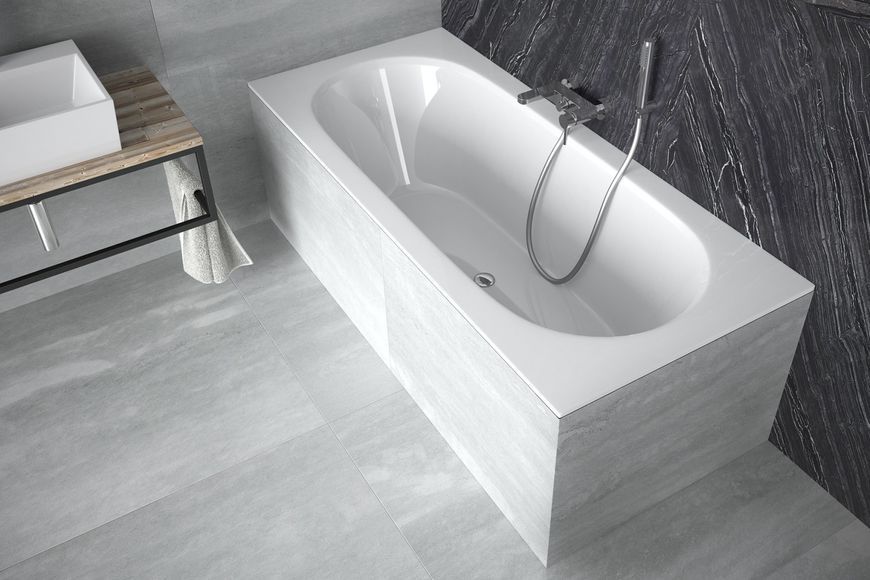 Ванна акрилова Besco Vitae Slim 170x75 (WAV-170-SL) без ніжок 492355 фото