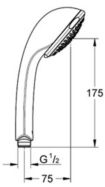 Душова лійка Grohe Relexa 100 Trio 28793000 (3 режими) хром 8082 фото