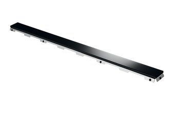 Решітка для трапу Tece Glass Black 1000 мм 601092 чорна 164744 фото