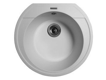 Гранитная мойка Miraggio Tuluza (0000050) white/белая 502411 фото