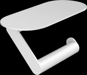 Держатель для туалетной бумаги Hansgrohe WallStoris 27928700 (белый матовый) 428314 фото