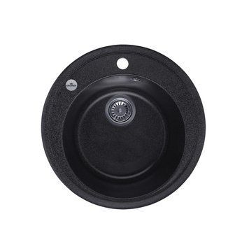 Гранітна мийка Kroner KRP Komposit GRB-510 (графіт) 697883 фото