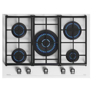 Варочная поверхность газовая Teka GZC 75330 XBN WH (112570102) белое стекло 383229 фото