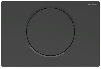 Змивна клавіша Geberit Sigma 10 (115.758.16.5) чорний матовий/чорний/чорний матовий 683912 фото