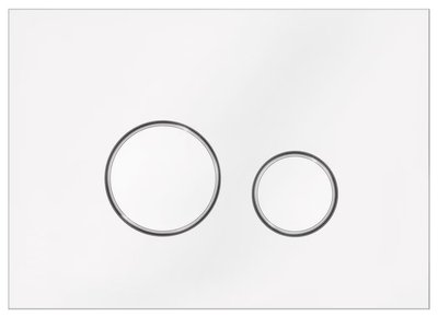 Смывная клавиша Ravak Vitrum Circle (GPX2240117) стекло белое 710972 фото