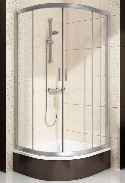 Душевая кабина Ravak Blix BLCP4-90x90 Sabina (3B270U40Z1) сатиновый профиль/стекло Transparent 151841 фото