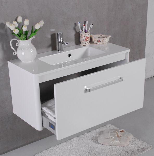 Тумба під умивальник Fancy Marble (Буль-Буль) Fiji/Bali 90 (біла) 685353 фото