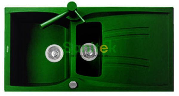 Гранітна мийка Telma Naiky NK09910 Granite (36 green) 148050 фото