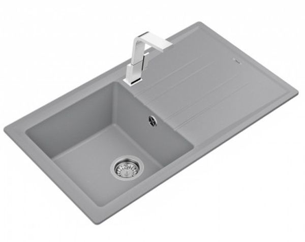 Гранітна мийка Teka Stone 50 B-TG 1B 1D (115330014) сірий металік 328007 фото