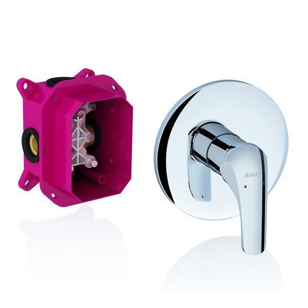 Смеситель для душа Ravak Rosa RS 066.00 X070049 скрытого монтажа для R-box (хром) 116700 фото