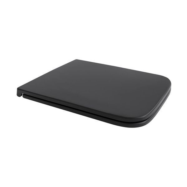 Унитаз подвесной Qtap Gemini Ultra Quiet (QT2533076EUQMB) с сиденьем Soft-close (чёрный матовый) 916164 фото