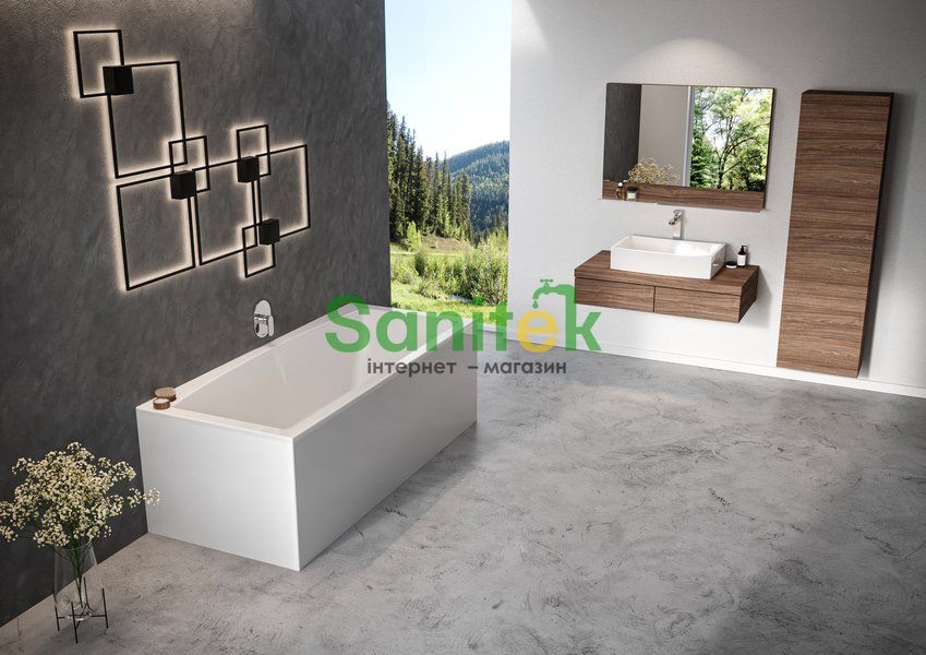 Панель бічна для ванни Ravak City 80 R (X000001065) біла права 163759 фото