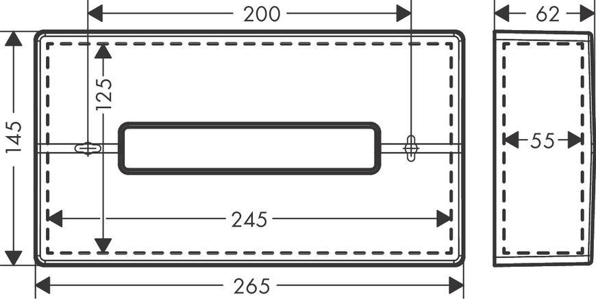 Диспенсер для полотенец Hansgrohe AddStoris 41774700 (белый матовый) 428258 фото