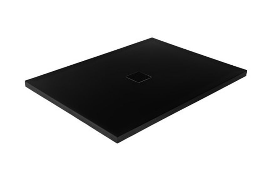 Душовий піддон Besco Nox Ultraslim 110x90 BMN-110-90-CC чорний/чорний 371529 фото