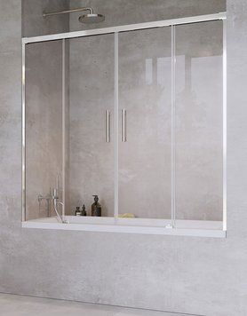 Шторка для ванни Radaway Idea PN DWD 150 (10004150-01-01) профіль хром/скло прозоре 281030 фото