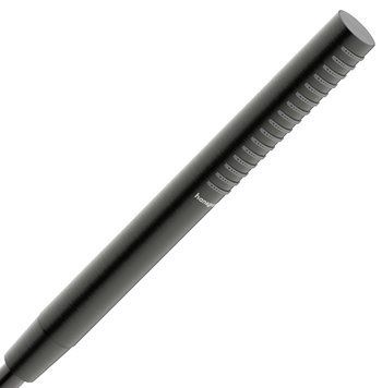 Душевая лейка Hansgrohe Pulsify S 100 1jet EcoSmart 24125340 (Brushed Black Chrome) 972260 фото