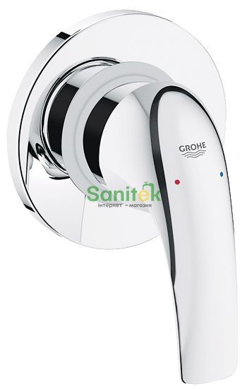 Смеситель для душа Grohe BauCurve 29044000 скрытого монтажа (хром) 84692 фото