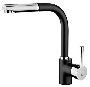 Смеситель для кухни Teka ARK 938 N (23938120N) с душем чёрный 134065 фото
