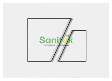 Смывная клавиша Sanit S 707 (16.707.01.0000) белая 142134 фото