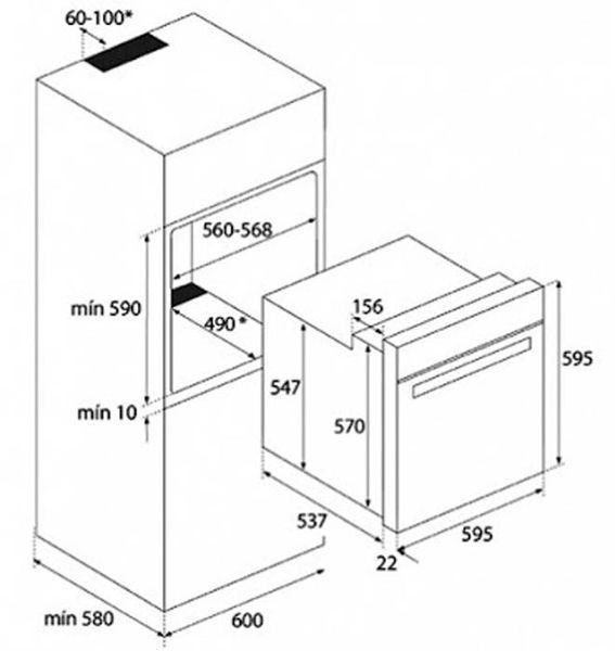 Духова шафа електрична Teka HLB 840 P (41566011) білий 383180 фото