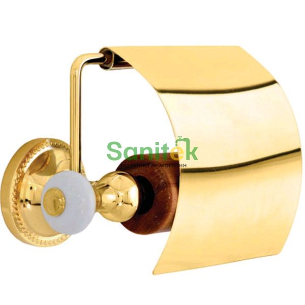 Тримач для туалетного паперу Kugu Pan 011G (золото) 134282 фото