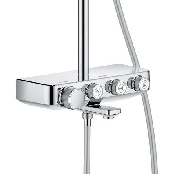 Душевая система Grohe Euphoria SmartControl System 260 Mono 26510000 с термостатом + набор аксессуаров Grohe Essentials 40846001 (хром) 383526 фото