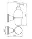 Дозатор для жидкого мыла Аква Родос Victoria 7432 (АР000040612) хром 282023 фото 2