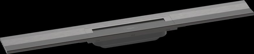 Решётка для трапа Hansgrohe RainDrain Flex 700 мм 56050340 пристенная (чёрный матовый хром) 491432 фото