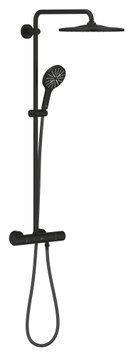 Душевая система Grohe Rainshower Smartactive 310 22119KF0 с термостатом (фантомный черный) 711831 фото