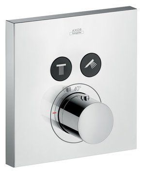 Смеситель для ванны и душа Axor ShowerSelect 36715000 скрытого монтажа с термостатом (хром) 129700 фото