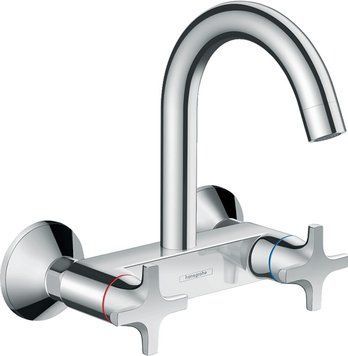 Змішувач для кухні Hansgrohe Logis Classic M32 71284000 настінний (хром) 304747 фото