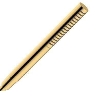 Душевая лейка Hansgrohe Pulsify S 100 1jet EcoSmart 24125990 (Polished Gold Optic) 972261 фото