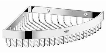 Полиця для ванної кімнати Grohe Selection Cube 40809000 кутова (хром) 136376 фото