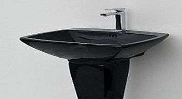 Умивальник ArtCeram Jazz 70x49 см JZL004 03;00 (чорний) 156378 фото
